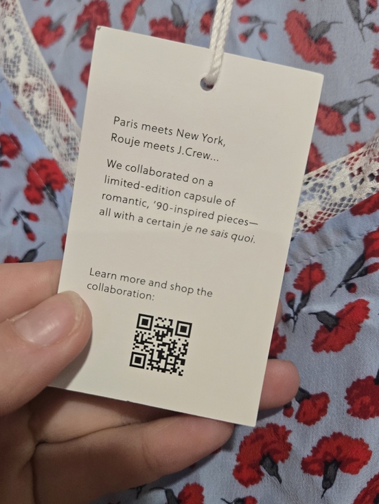 J Crew Rouje X J.Crew Poet top in carnation print - Picture 3 of 7